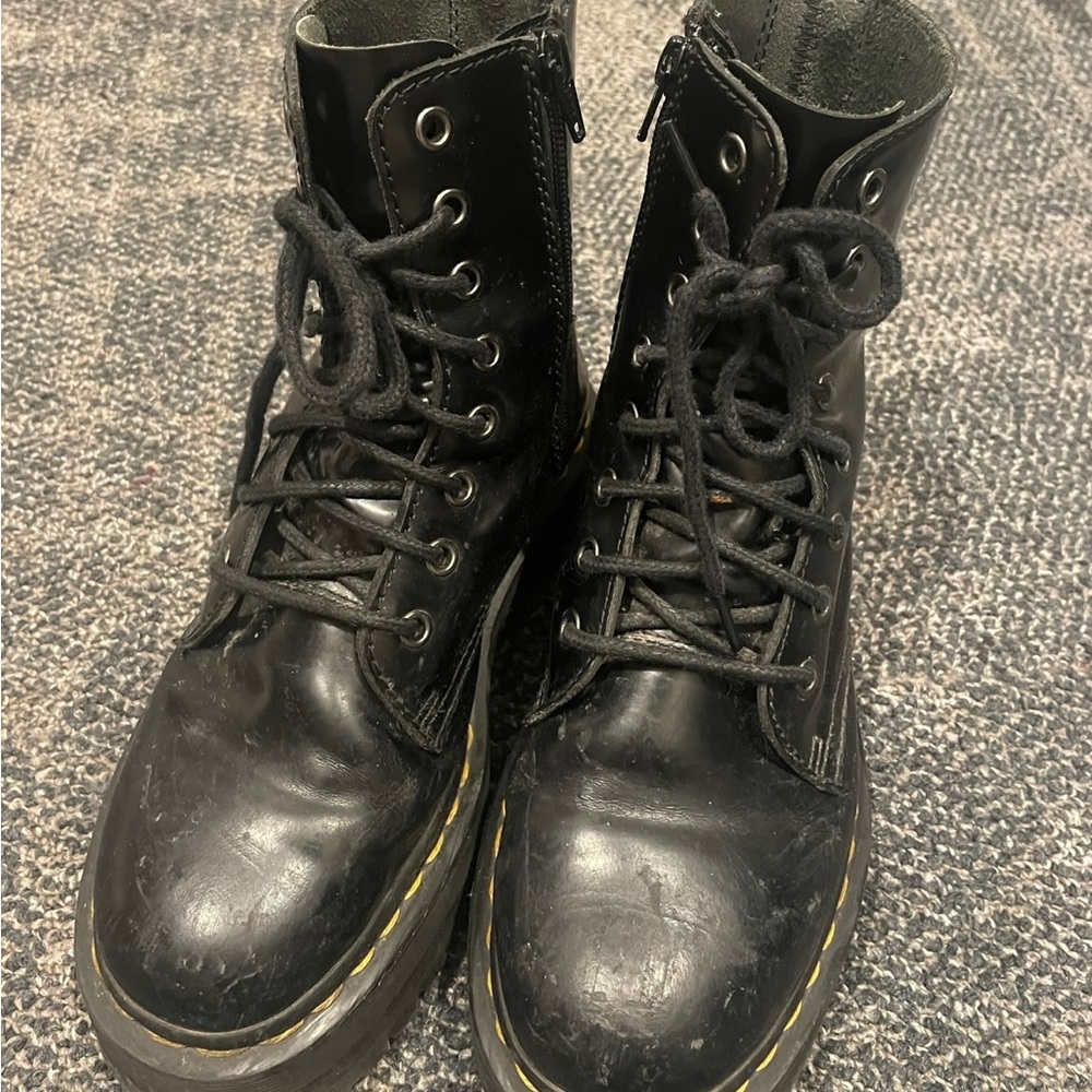Black Platform Dr. Martens